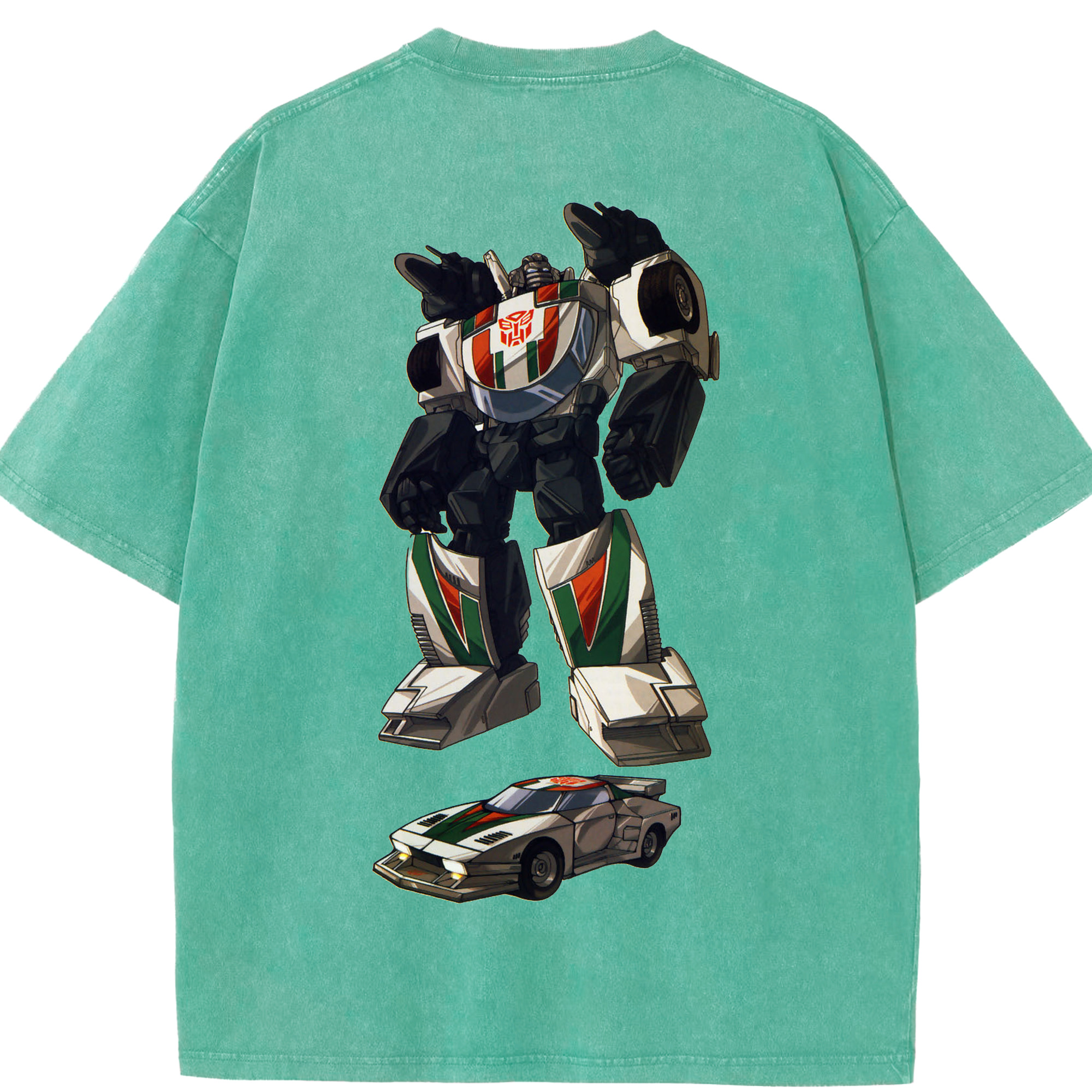 （画像用）  綿100% ヴィンテージ風 半袖Tシャツ（背面プリント）